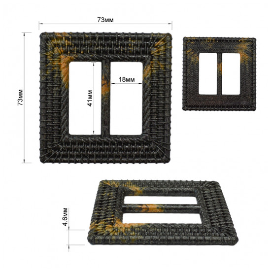 Пряжка пластик 066ПРП